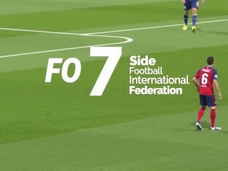 7-a-side football match action